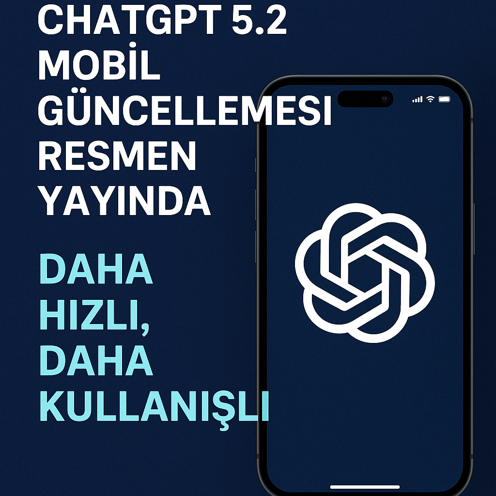 ChatGPT 5.2 Mobil Güncellemesi Resmen Yayında: Daha Hızlı, Daha Akıllı, Daha Kullanışlı